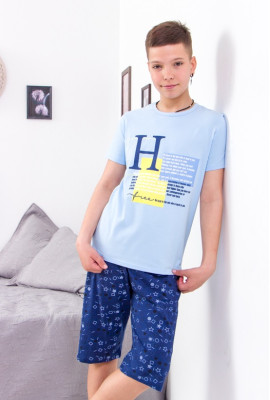 Піжама для хлопчика підліткова (футболка+шорти)