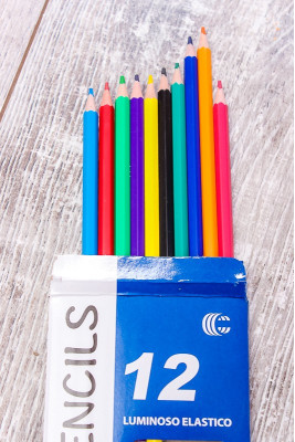 Набор цветных карандашей 12 цветов "LUMINOSO"