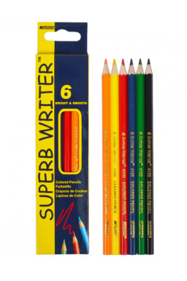Набор цветных карандашей 6 цветов  "MARCO"