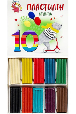 Пластилін 10 кольорів