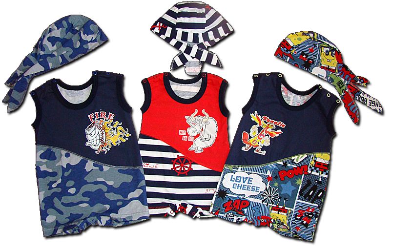 Комбінезон ясельний з банданою