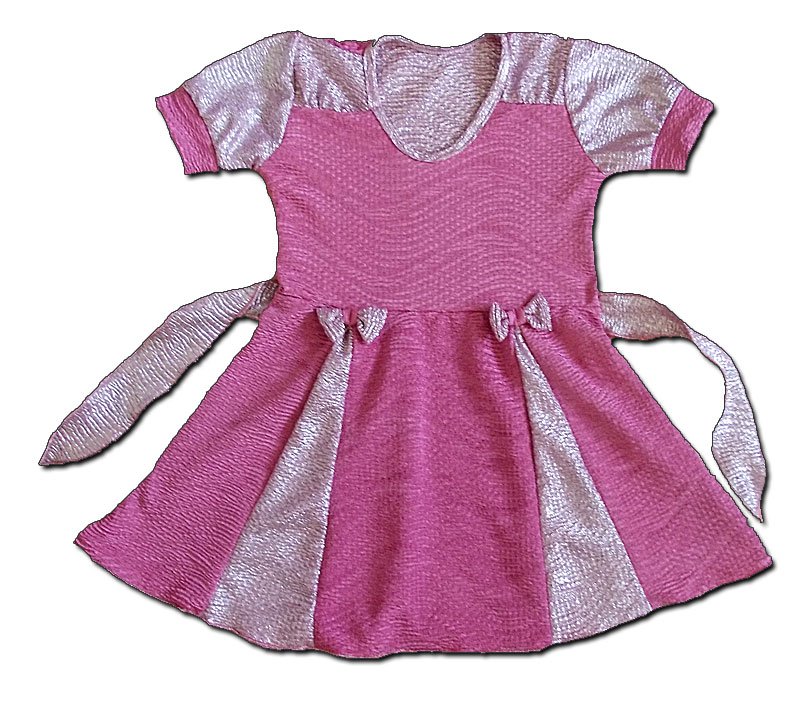 Платье для девочек с бантиками