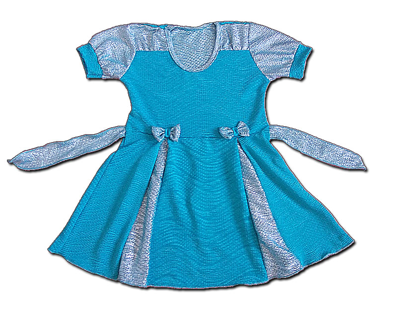 Платье для девочек с бантиками