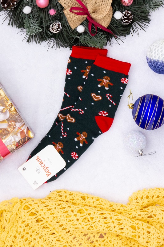 Шкарпетки жіночі "Новорічні" (зима)