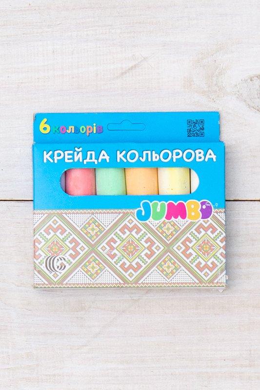 Крейда 6 кольорів