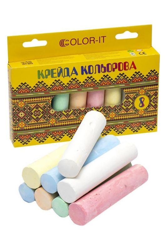 Крейда 8 кольорів