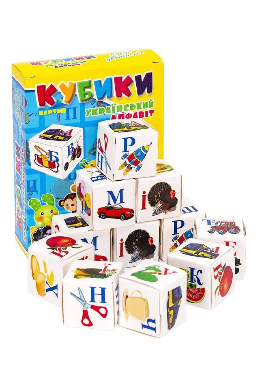 Кубики українські "Абетка"