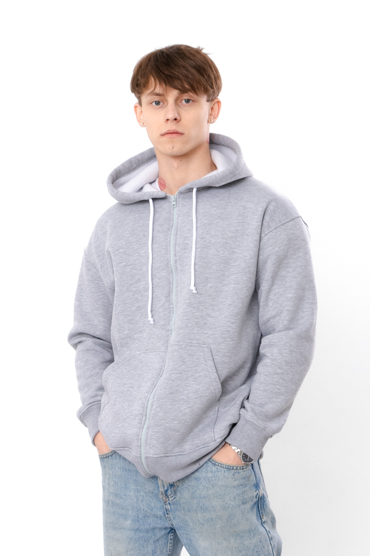 Zip-худі для чоловіків (оверсайз)