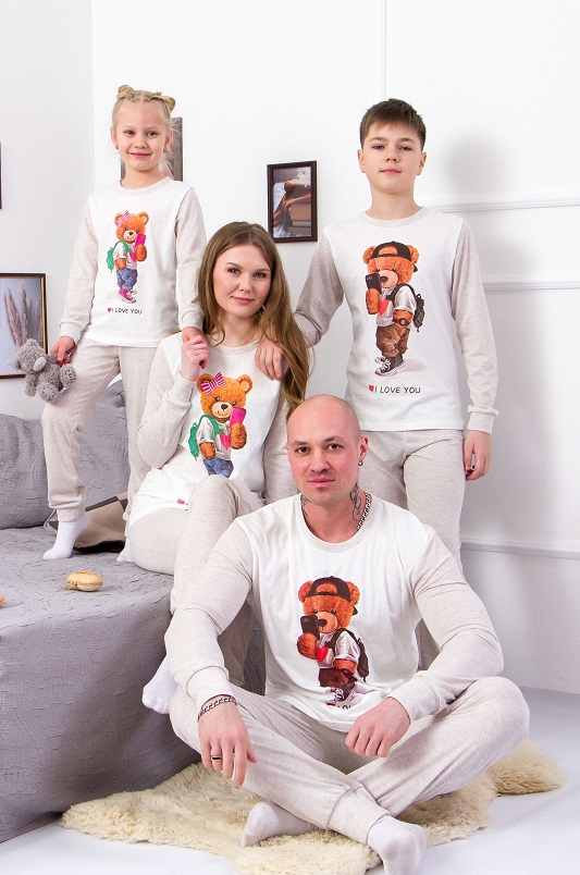 Піжама для дівчинки "Family look"