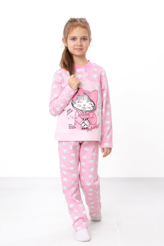 Піжама для дівчинки на кнопці
