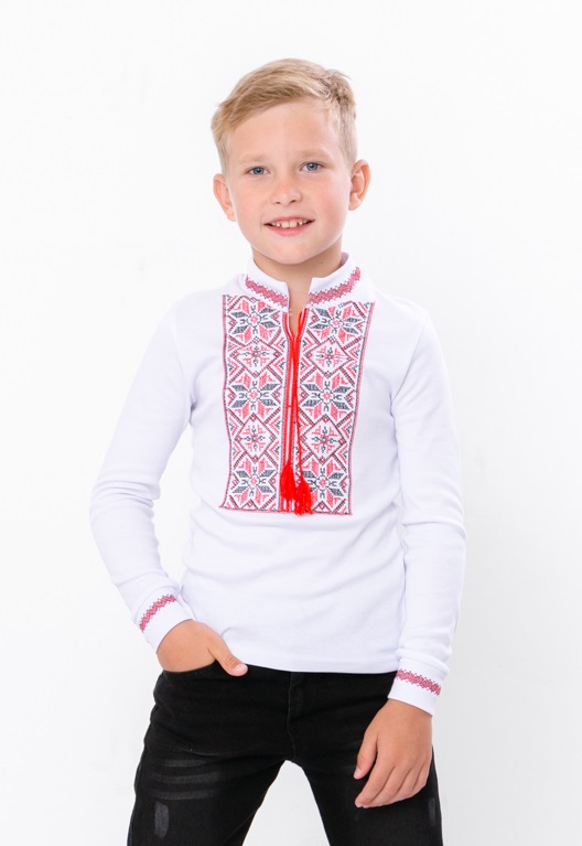 Вишиванка для хлопчика з довгим рукавом
