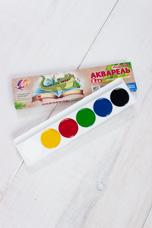 Акварель 6 кольорів