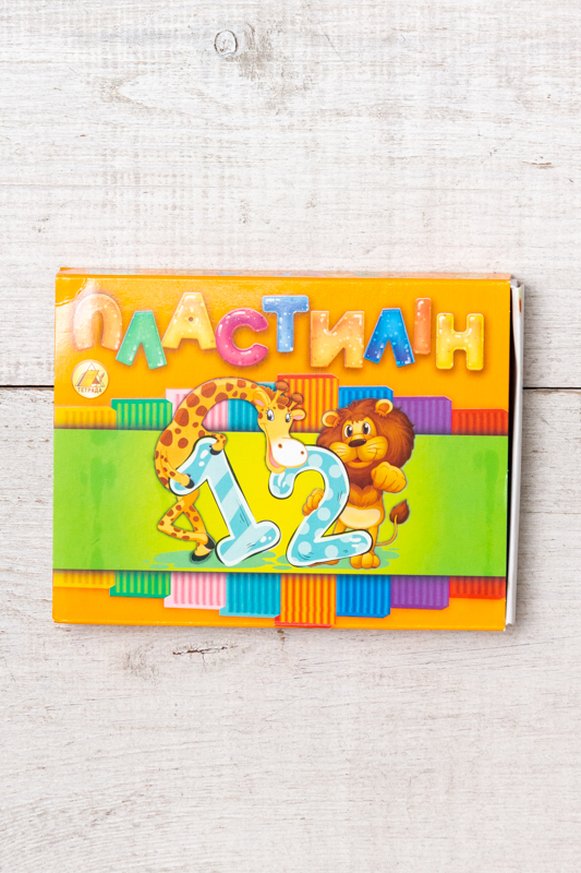 Пластилін 12 кольорів