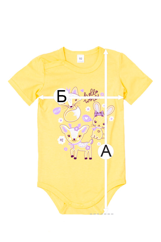 Боді ясельний для дівчинки