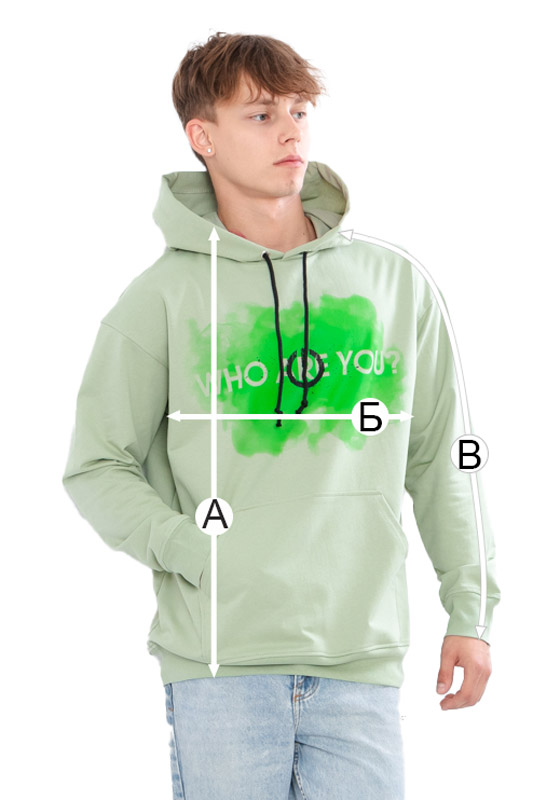 Худі для чоловіків (оверсайз)