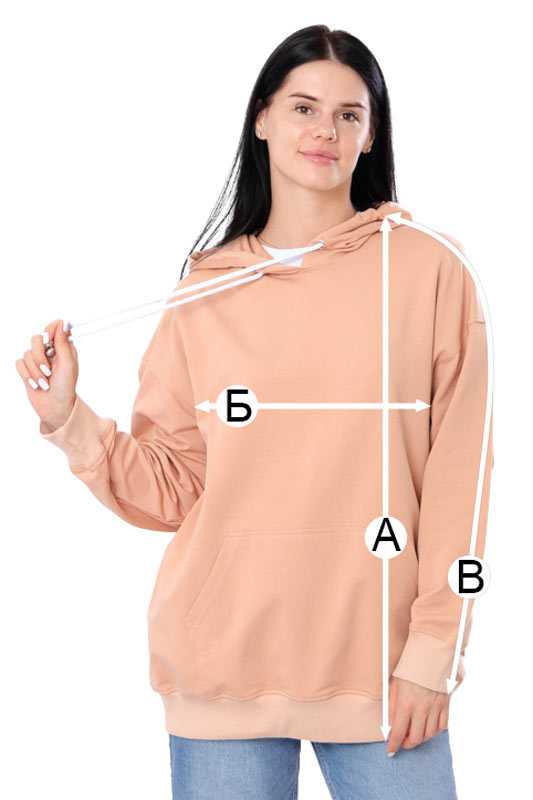 Худі жіночий (оверсайз)