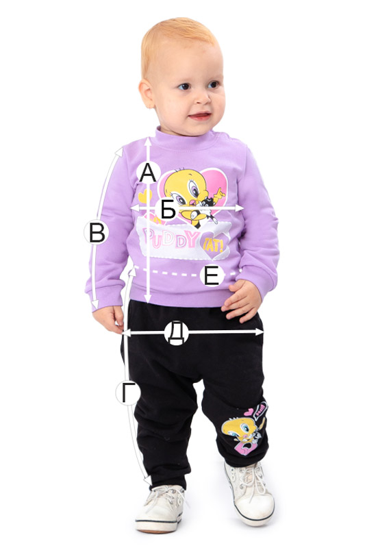 Комплект ясельний для дівчинки