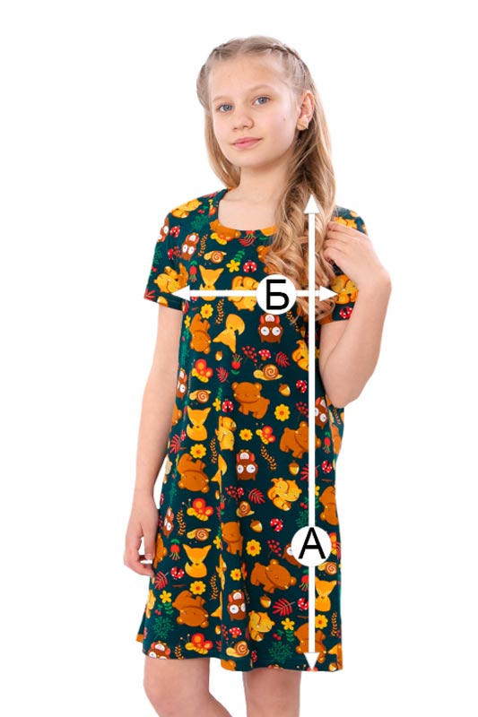 Сорочка для дівчинки (підліткова)