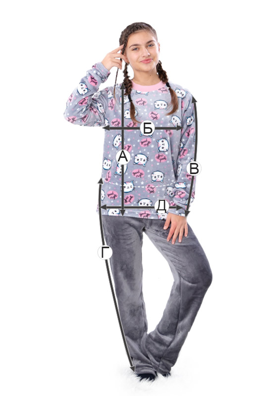 Піжама для дівчинки (підліткова)