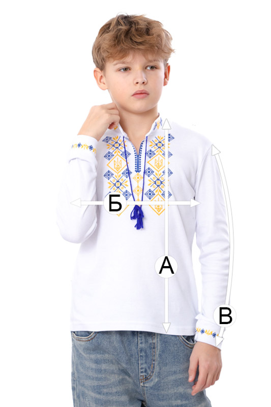 Вишиванка для хлопчика з довгим рукавом