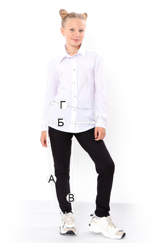 Штани для дівчинки зі стрілками