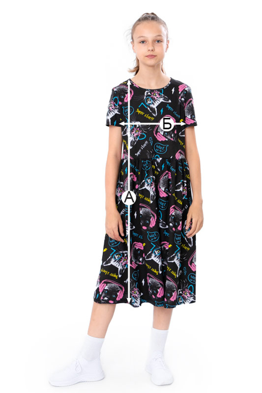 Сукня для дівчинки (підліткова)