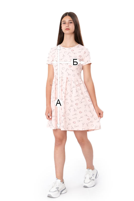 Сукня для дівчинки (підліткова)