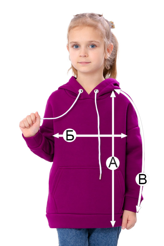 Худі для дівчинки (з капюшоном)