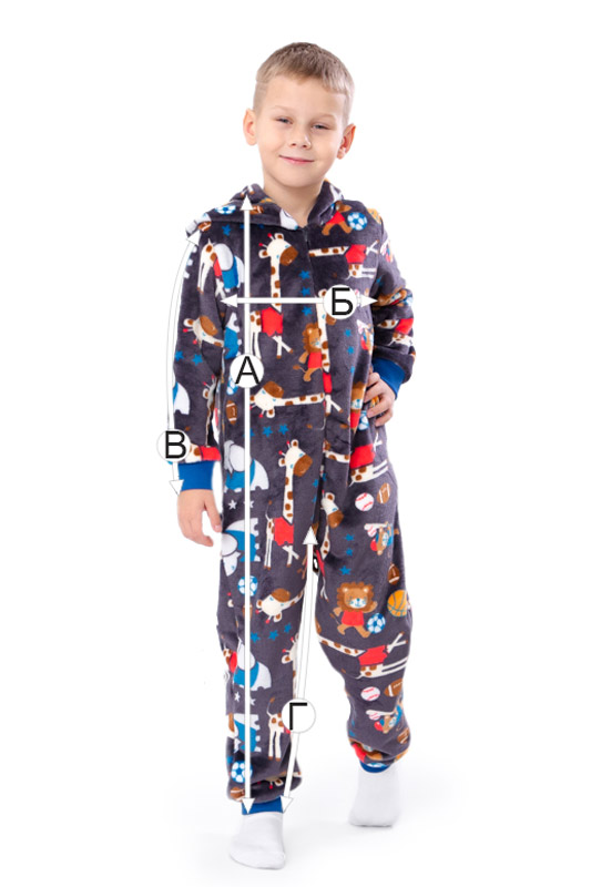 Комбінезон для хлопчика (з капюшоном)