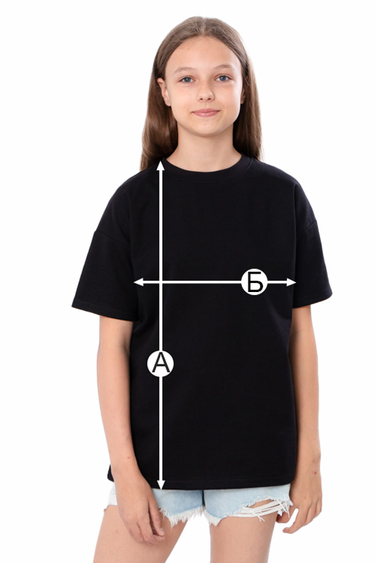 Футболка для дівчинки (підліткова)