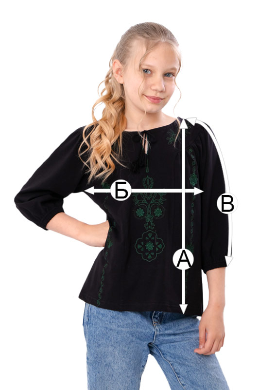 Вишиванка для дівчинки (підліткова)