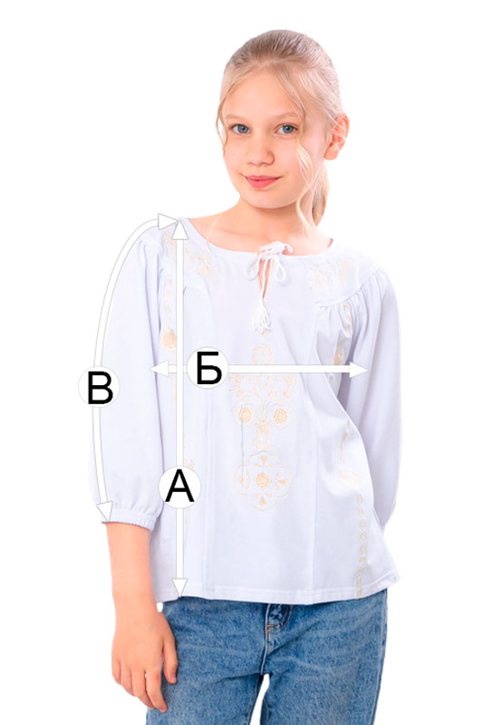 Вишиванка для дівчинки (підліткова)