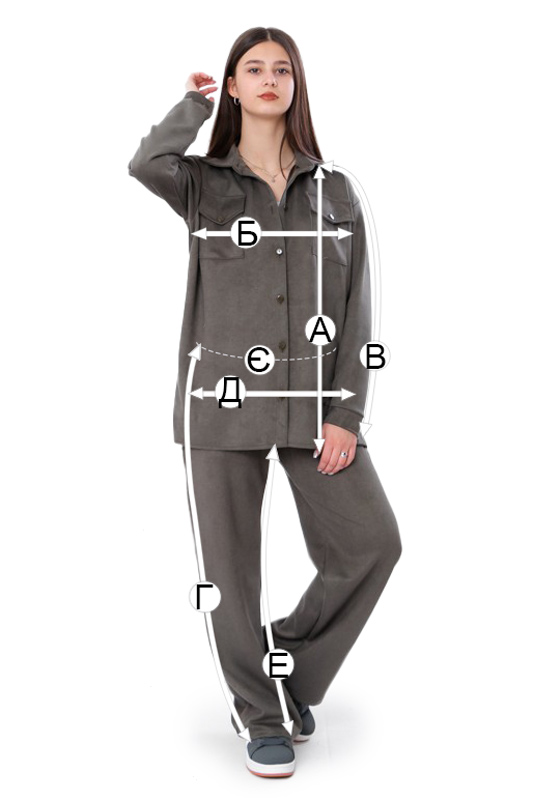 Костюм для дівчинки (підлітковий)