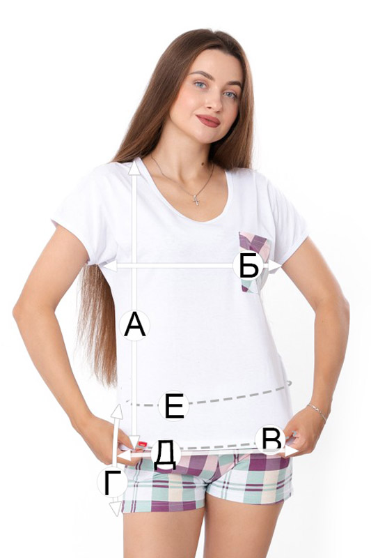 Комплект жіночий (футболка+шорти)