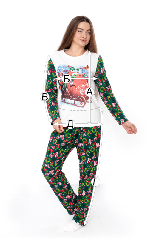 Піжама жіноча "Family look"