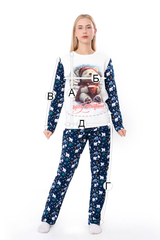 Піжама жіноча "Family look"