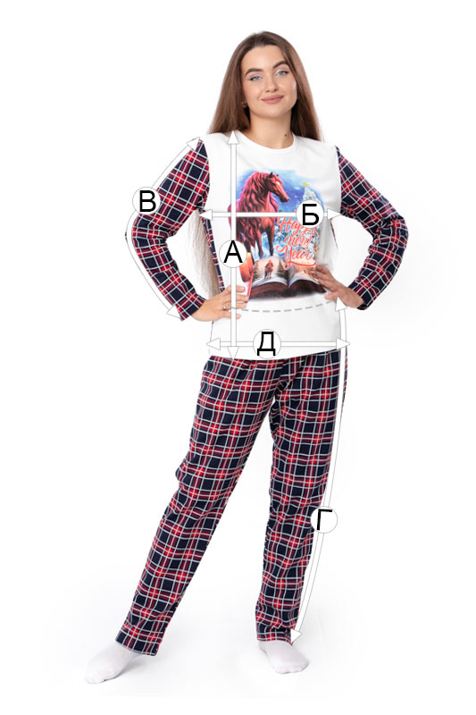 Піжама жіноча "Family look"