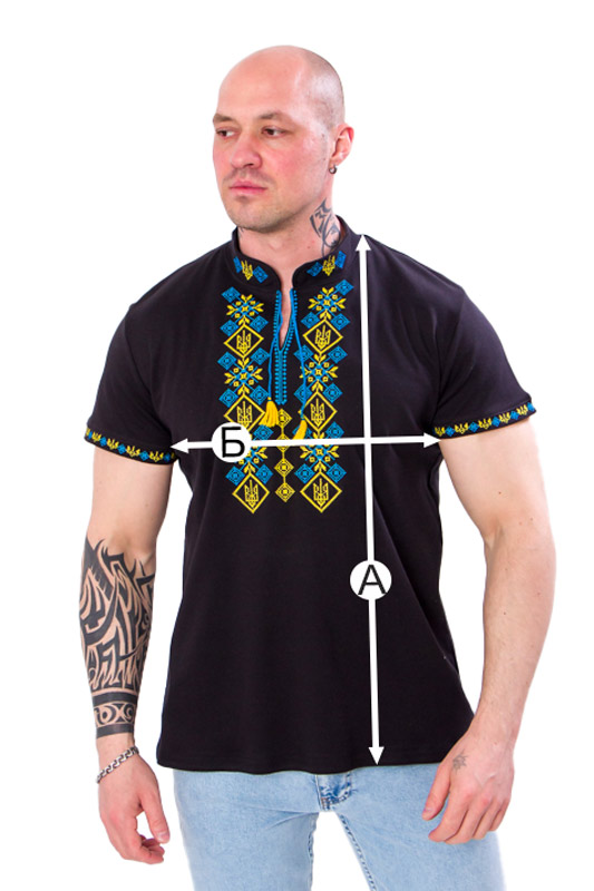 Вишиванка чоловіча з коротким рукавом